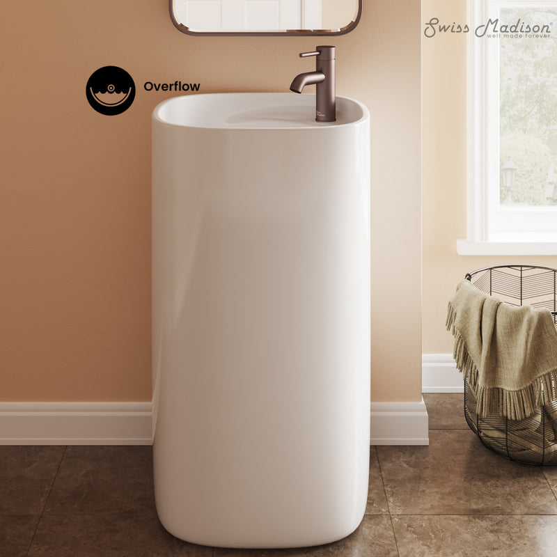 Ivy One Piece Pedestal Sink