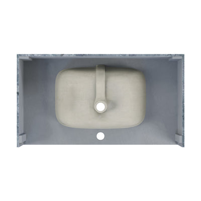 Avancer 36'' Wall Mount Sink In Blue Celeste