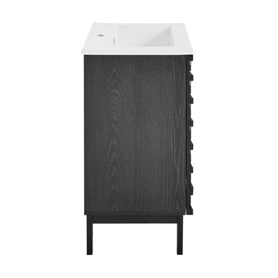 Cascade 24" Bathroom Vanity in Black