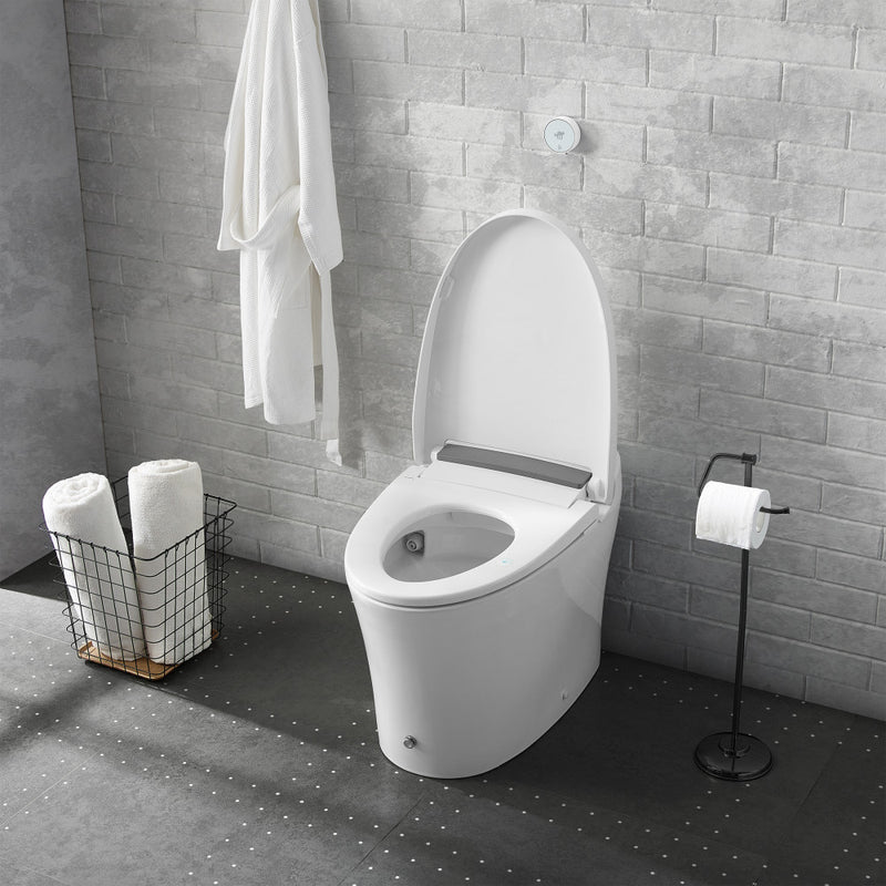 Hugo Smart Tankless Elongated Toilet, Touchless Vortex™ Dual-Flush 1.1/1.6 gpf