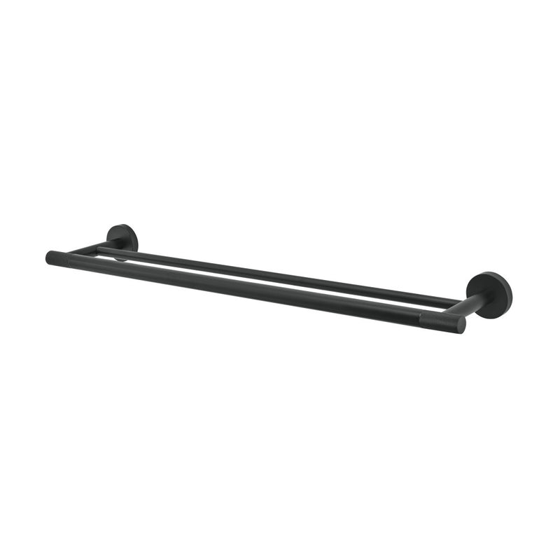 Avallon 24" Double Towel Bar in Matte Black