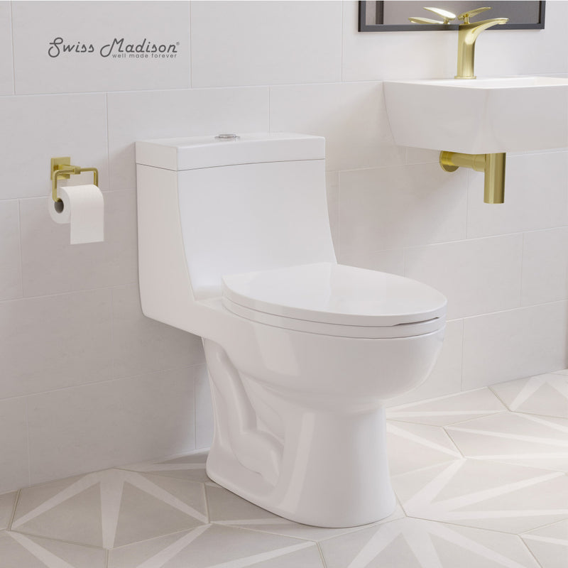 Avallon One-Piece Elongated Dual Flush-Toilet 1.1/1.6 gpf