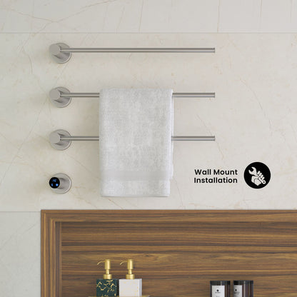 Claire 3-Bar Electric Towel Warmer in Chrome