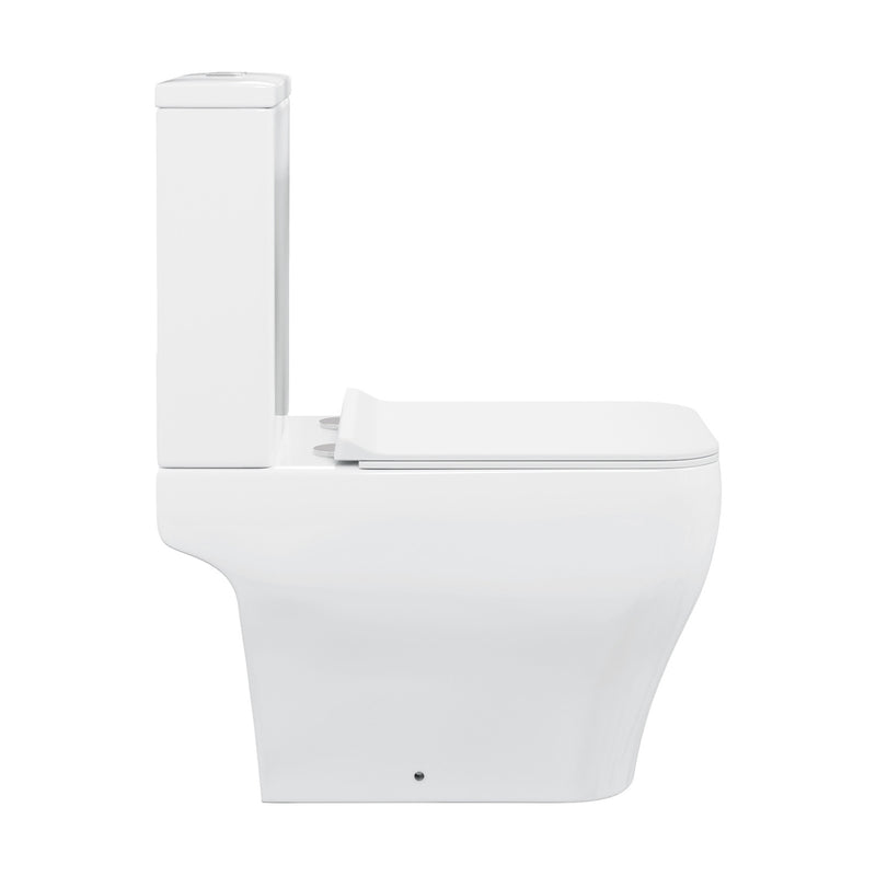 Nadar Two-Piece Square Toilet Dual-Flush 1.1/1.6 gpf