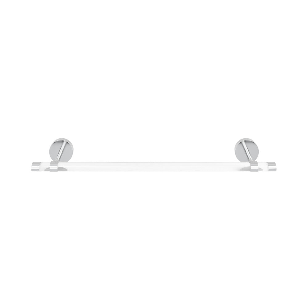 Verre 24" Acrylic Towel Bar in Chrome