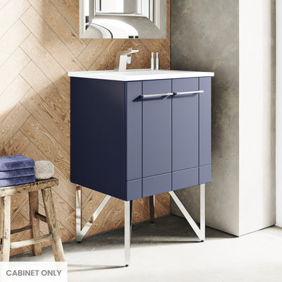 Annecy 24 Cinder Purple Bathroom Vanity Cabinet Only (SM-BV258E)