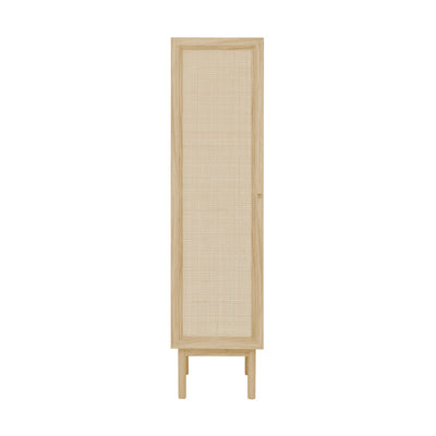 Classe 15.5 x 15 x 60 Freestanding Linen Cabinet in Natural Oak