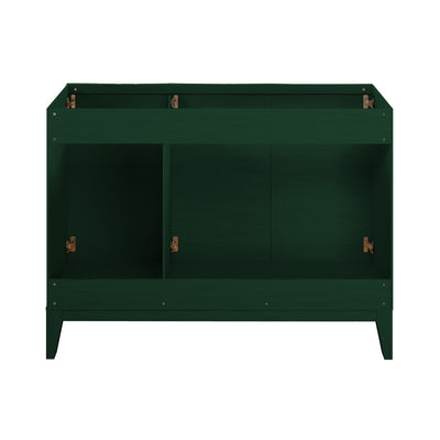 Cascade 48" Freestanding Bathroom Vanity Cabinet without Top in Green Oak