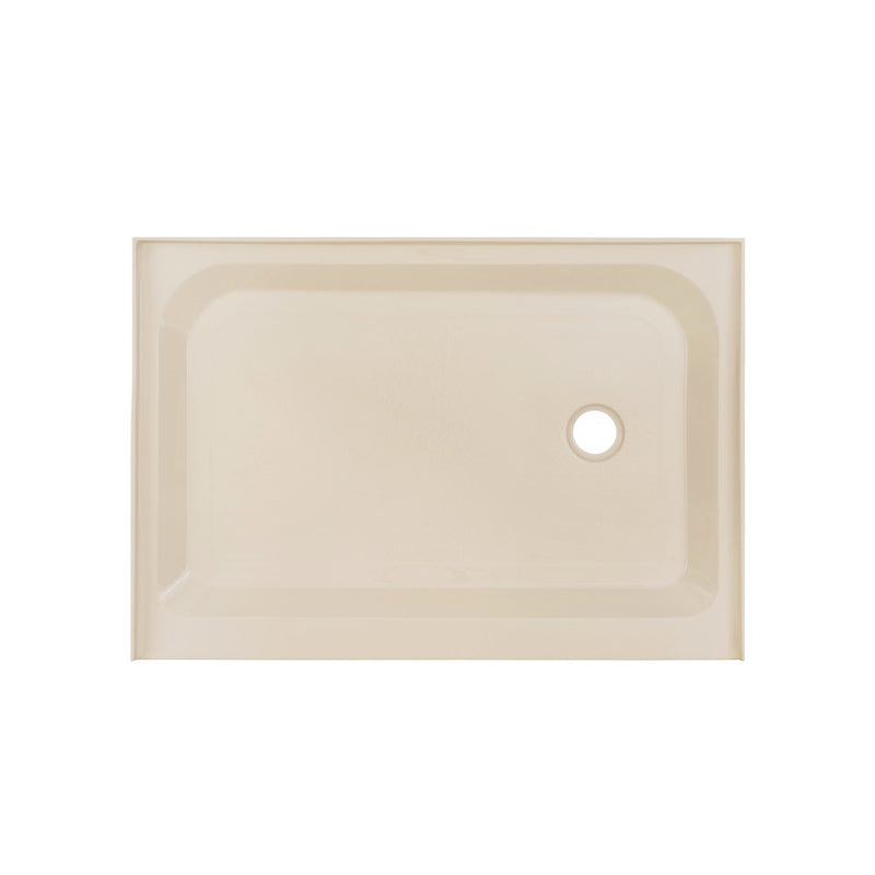 Voltaire 48" x 36" Single-Threshold, Right-Hand Drain, Shower Base in Biscuit