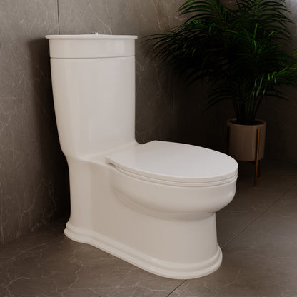 Santorini One-Piece Elongated Toilet Dual-Flush 1.1/1.6 gpf