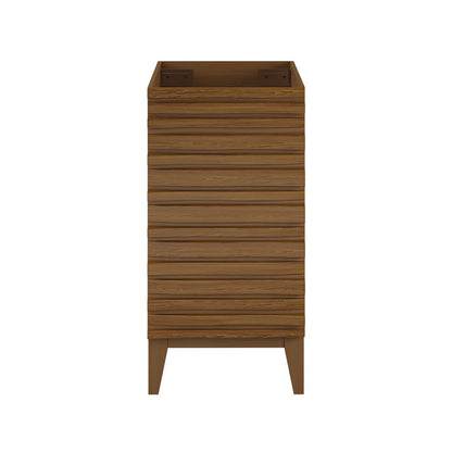 Cascade 18” Bathroom Vanity in Brown Oak- Cabinet Only