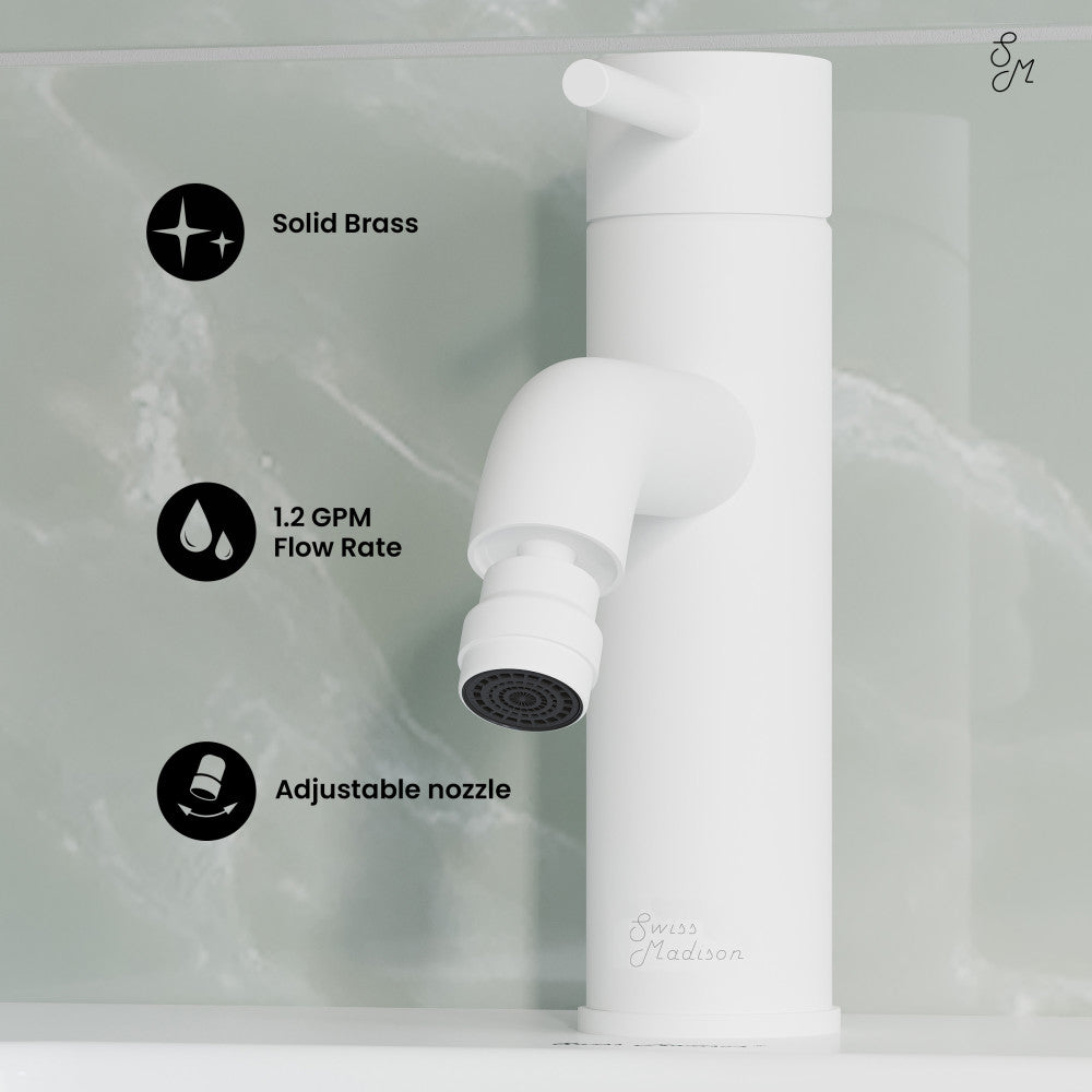Ivy Bidet Faucet in Matte White