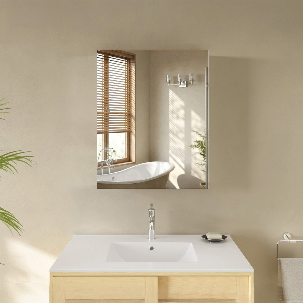 Cache 24 x 30 Rectangle Recessed/Wall Mount Medicine Cabinet with Mirrored Sides