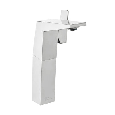 Carre Single Hole, Single-Handle, High Arc Bathroom Faucet in Chrome