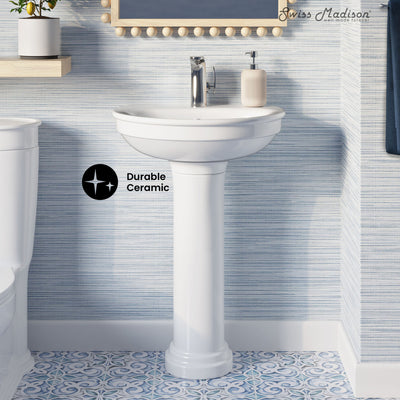 Santorini Two-Piece Pedestal Sink