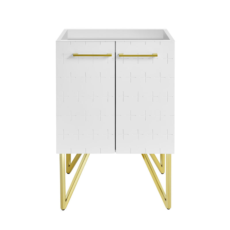 Annecy 24  White Bathroom Vanity Cabinet Only (SM-BV255W)