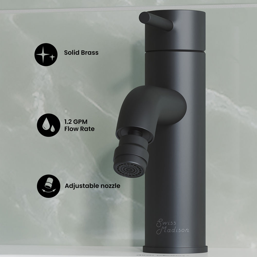 Ivy Bidet Faucet in Matte Black