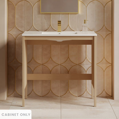 Forme 36" Modular Freestanding Bathroom Vanity Cabinet without Top in Natural Oak