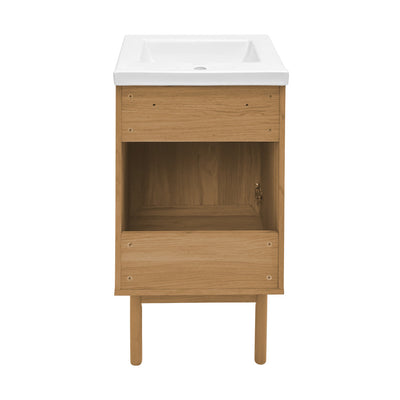 Classe 18" Bathroom Vanity in Oak