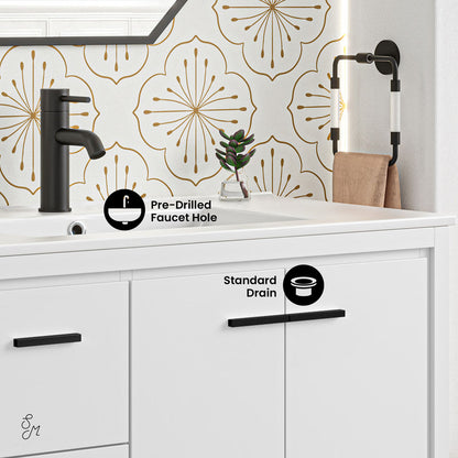 Virage 36 Freestanding, Bathroom Vanity in White