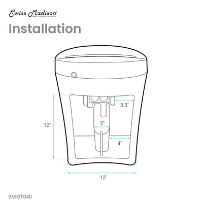 Hugo Smart Tankless Elongated Toilet, Touchless Vortex™ Dual-Flush 1.1/1.6 gpf