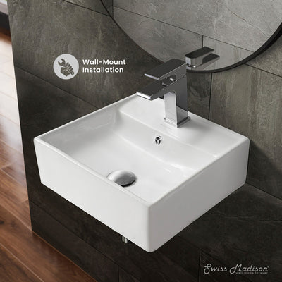 Claire Compact Ceramic Wall hung Sink