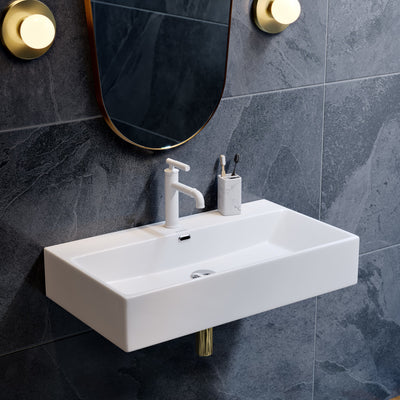 Claire 30" Rectangle Wall-Mount Bathroom Sink