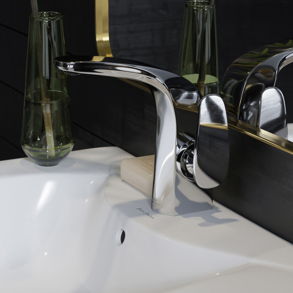 Chateau Single Hole, Single-Handle, Bathroom Faucet in Chrome