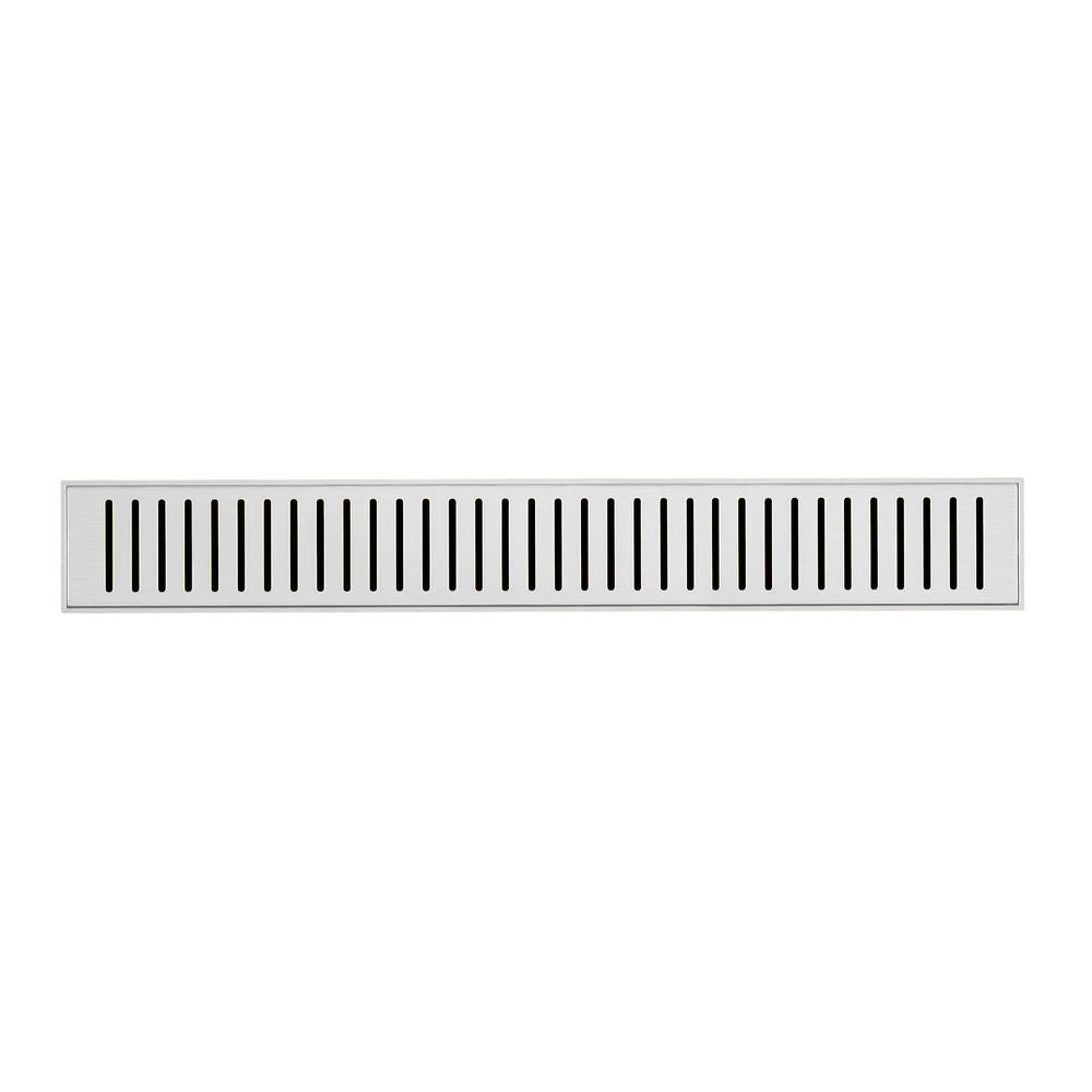 Voltaire 24" Stainless Steel Linear Shower Drain in Chrome