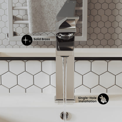 Voltaire Single Hole, Single-Handle, Bathroom Faucet in Chrome