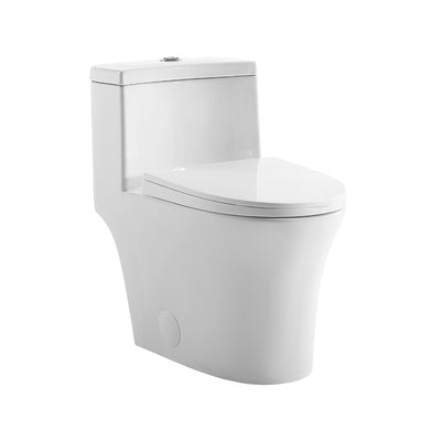 Bastille One-Piece Elongated Toilet Vortex Dual-Flush 1.1/1.6 gpf