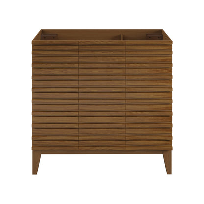 Cascade 36'' Bathroom Vanity in Brown Oak - Cabinet