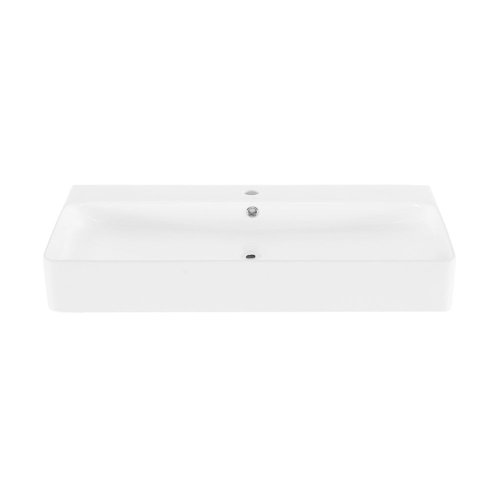 Carre 36" Rectangle Wall-Mount Bathroom Sink
