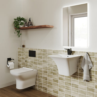 Carre 21" Wall-Mount Bathroom Sink