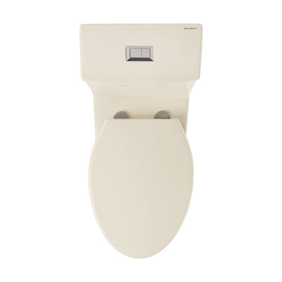 Classe One-Piece 12" Rough-in 1.1/1.6 GPF Dual Top Flush Elongated Toilet in Glossy Bisque