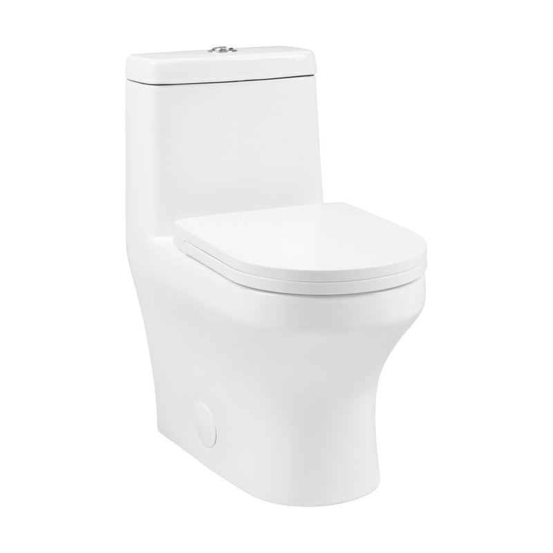 Bron One-Piece Elongated Toilet Dual Vortex Flush 1.1/1.6 gpf (6-Pack)