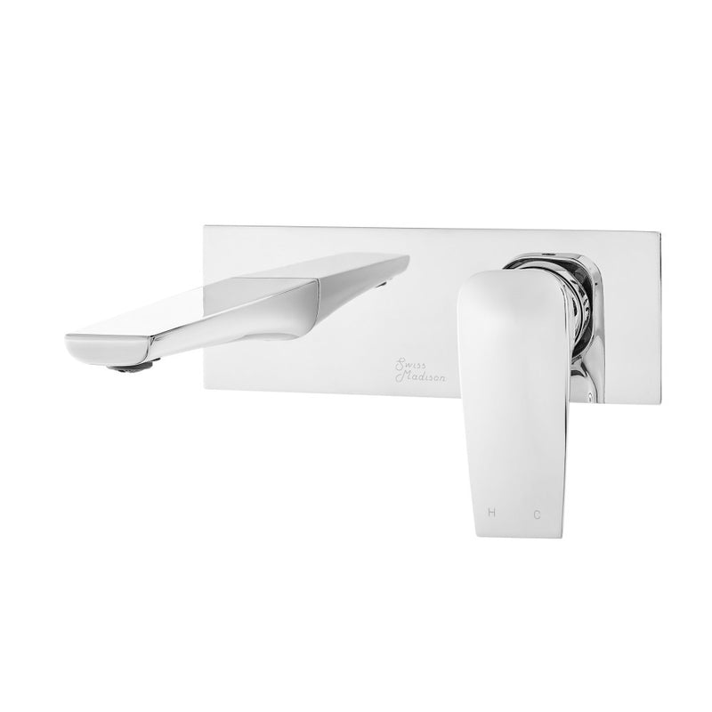 Monaco Single-Handle, Wall-Mount, Bathroom Faucet in Chrome