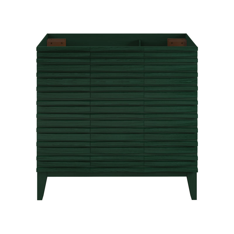 Cascade 36" Freestanding Bathroom Vanity Cabinet without Top in Green Oak