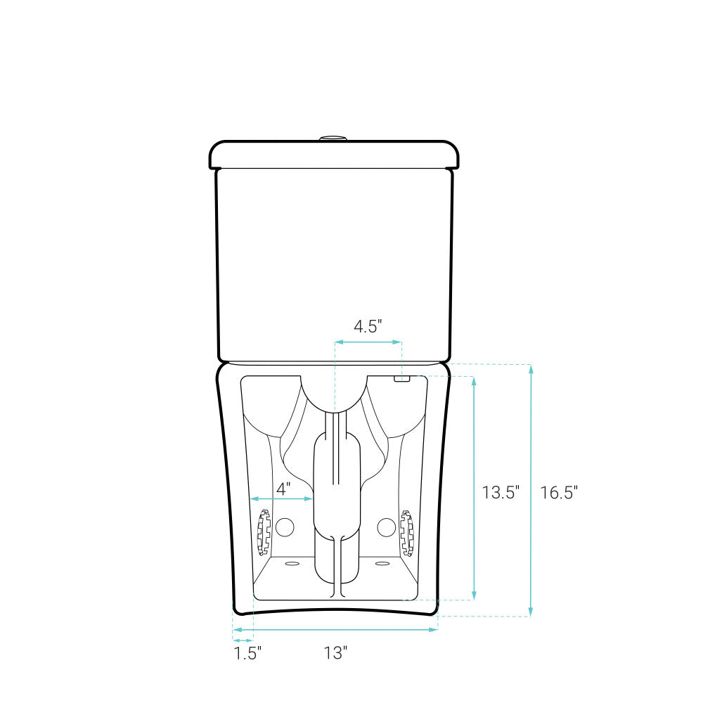 Sublime II Two-Piece Round Toilet Dual-Flush 0.8/1.28 gpf