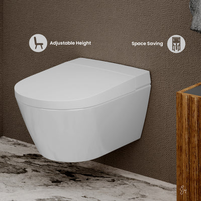 Hugo Smart Wall-Hung Toilet with Bidet Bundle