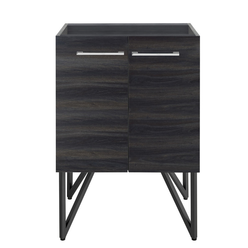 Annecy 24 Black Walnut Bathroom Vanity Cabinet Only (SM-BV222)