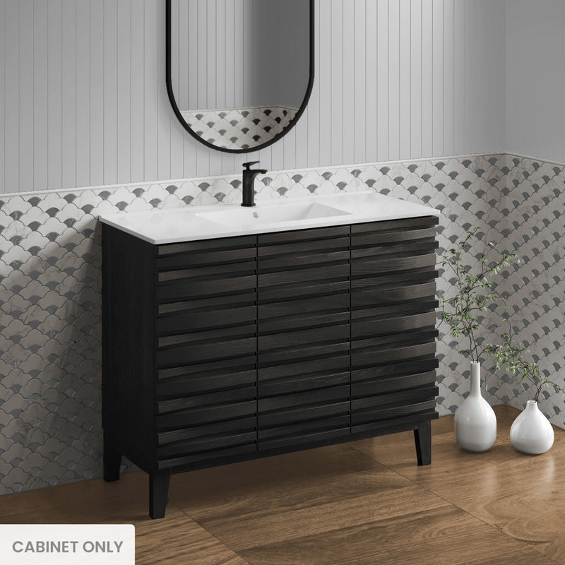 Cascade 36" Bathroom Vanity in Black Cabinet Only