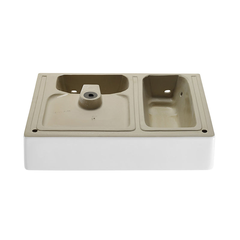 St. Tropez 24" Rectangle Wall-Mounted Sink with Right Side Faucet Mount