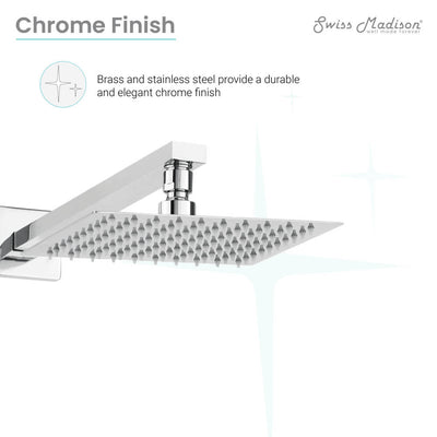 Concorde Single-Handle 1-Spray Tub and Shower Faucet in Chrome (Valve Included)