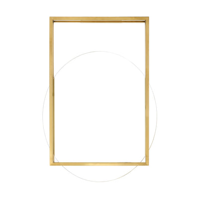 Pierre 35.5" Vanity Mirror in Brushed Gold
