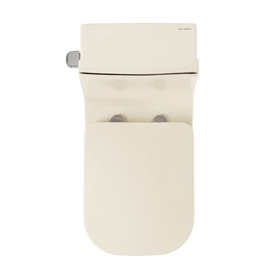 Concorde One Piece Square Left Side Flush Handle Toilet 1.28 gpf in Bisque