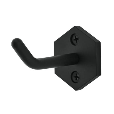 Brusque Robe Hook in Matte Black