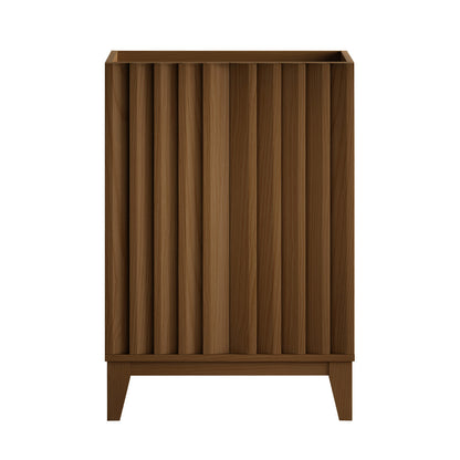 Troyes 24" Freestanding Bathroom Vanity Cabinet without Top in Brown Oak