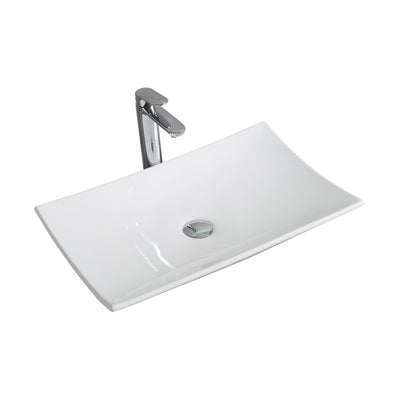 Annecy 23.5” Rectangle Vessel Bathroom Sink