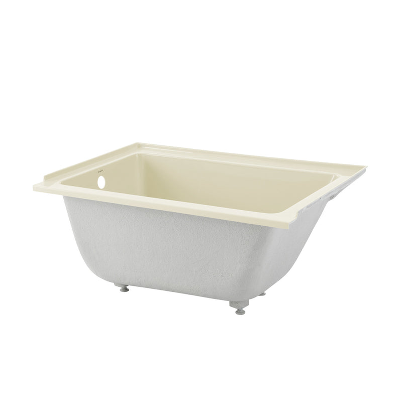 Voltaire 48" x 32" Left-Hand Drain Alcove Bathtub in Bisque